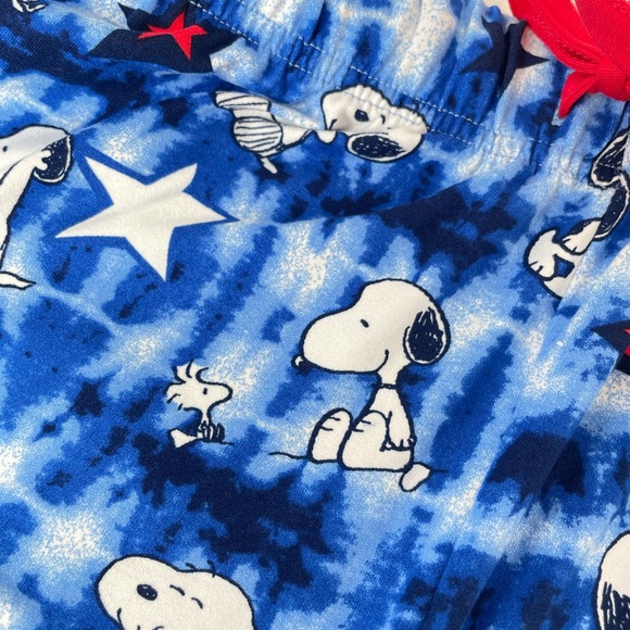 Peanuts Snoopy Ice Cream Pajama Set, Red, Blue - Picture 14 of 14